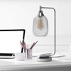 Maykoosh Farmhouse Fresh Industrial Mesh Desk Lamp, Chrome