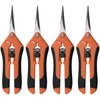ZEONHEI Pack of 4 16.5 cm Hand Secateurs, Harvesting Shears,