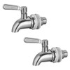 BTSKY 2 Pack Stainless Steel Beverage Dispenser Replacement Spigot Fits