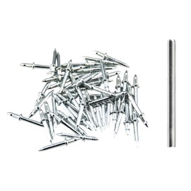 50 Pcs Double Headed Skirting Nails, Double Sided Nails, Double Sided Traceless Nail for Wooden Furniture