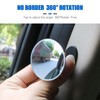 Side | Optical Design Round HD Glass Frameless Convex Rear