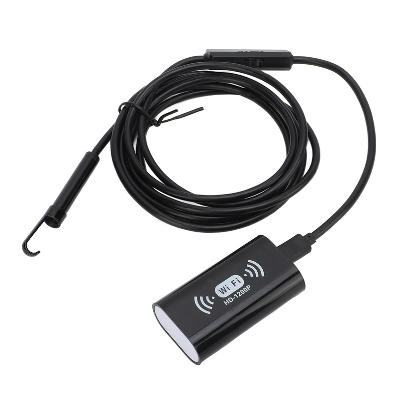 8mm Wifi Industrial Endoscope Inspection Camera 1200P HD Lens IP68