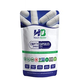 Empty Gelatin Capsules. Size 3 Natural, 1000 Count