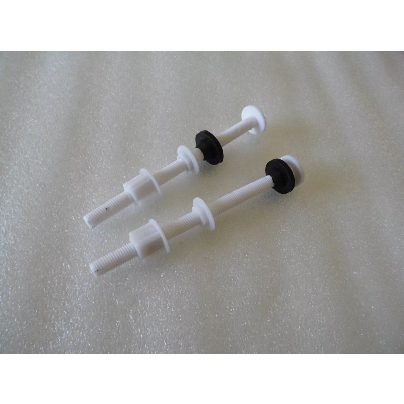 NUFLUSH 6 in Nylon ABS Raised Toilet Seat Bolts &