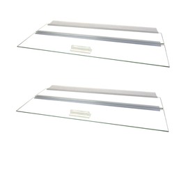 Glass Canopy for Aquariums with Center Braces, (Tank with Center Brace, 48" L x 24" W)