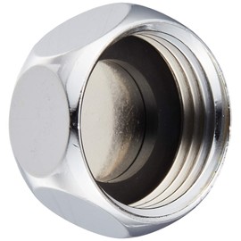 SAN-EI Faucet PB41A-24-13 Cap Nut, Cap for Unutilized Hoses, Nominal Size: 13