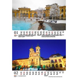 Travel Magic Hungary DIN A5 Wall Calendar for 2025 Budapest Holiday Danube Hiking Travel Seelenzauber