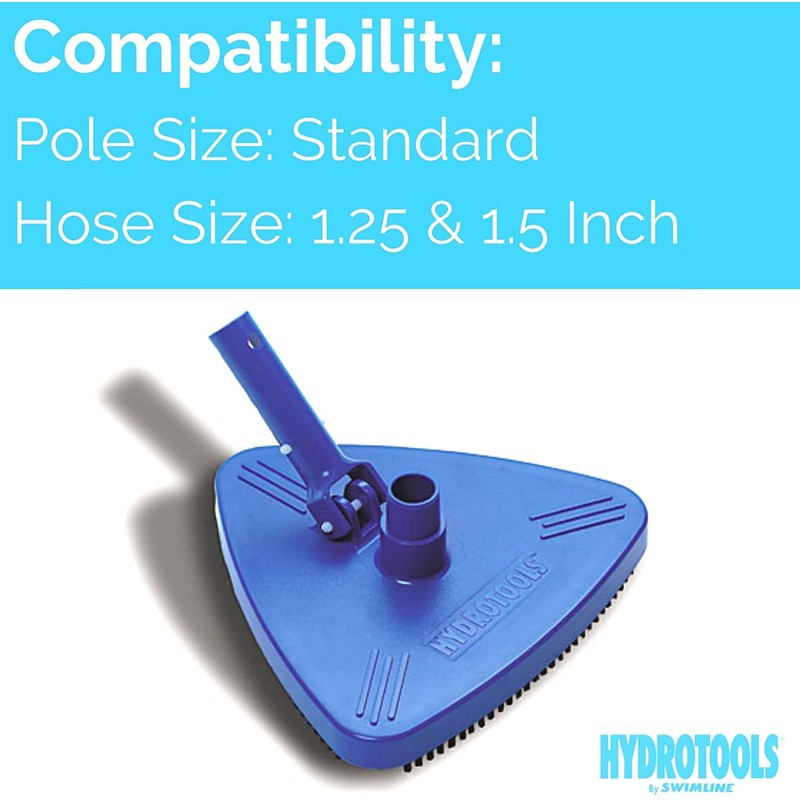 SWIMLINE HYDROTOOLS Manual Pool Vacuum Head Attachment For Inground &