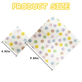 40 Smiling Napkins for Birthday Decorations - Smiling Party Invitations, Decoration Supplies Girls Boys Kids, Smiling Birthday Party Essentials