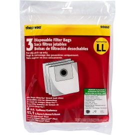 Fits For Shop Vac 4 Gallon All-around EZ Collection Bag - 3 Count