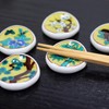 Chopsticks Rest Stylish Set of 5 Kutani Ware Yoshidaya Picture