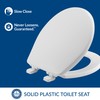 Mayfair Caswell Modern Slow Close Toilet Seat, Easy Clean Hinges