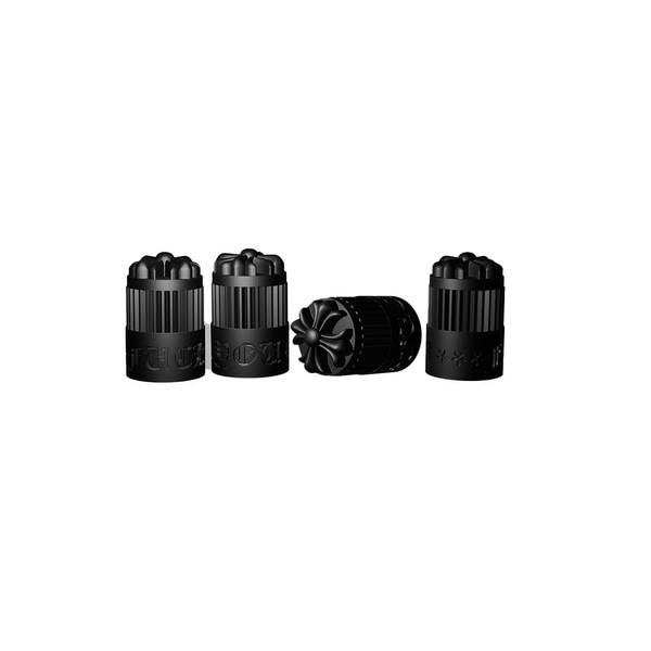 Tire Valve Stem Caps, Black, 4 pcs/Pack, Tire Valve Cap