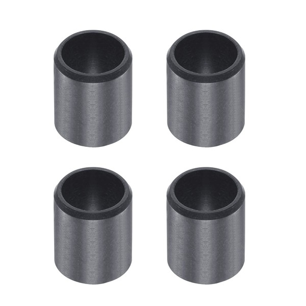 uxcell Sleeve Bearing Bushing POM Wrap Oilless Black Bore Diameter