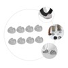 TEHAUX 8Pcs Transparent Non Slip Furniture Feet Protectors for Tables