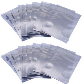 SUNF UA Pack of 100 Antistatic Bags for ESD 100 mm x 150 mm Translucence Antistatic Resealable Bags for SSD HDD and Electronic Device