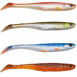 Savage Gear Slender Scoop Shad Clear Water Mix Fishing Lure (13cm-12g)