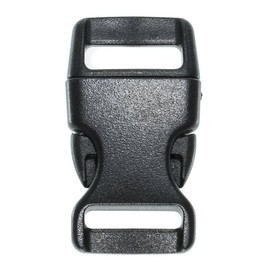 Paracord Planet Brand Contoured Side Release Black Buckle – Multiple Size and Quantity (5/8 Inch, 250 Pack)