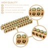Sourcing Map 4 Pcs Brass Ground Bus Bar Terminal Block