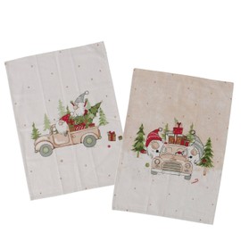Boltze Home Carrie Festive Kitchen Towels 50 x 70 cm Set of 2