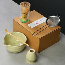 Matcha Making Kit - Handheld Matcha Starter Kit | Comfortable Use Japanese Tea Making Aid for Dormitory Kitchen Shop Apartment