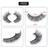 False Eyelashes, 3D Faux Eyelashes Natural Long Looking Fake Eyelashes,Reusable