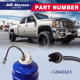 6.6 Duramax Fuel Filter Housing Assembly Compatible with 2004-2012 Chevy Silverado GMC Sierra 2500 HD 3500 HD with Aluminum Head and Water in Fuel Sensor Replaces# 12642623 TP3018 12639277