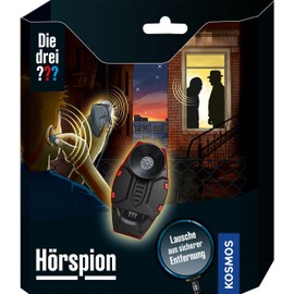 Die drei ??? Kosmos 632496 Hearing Spy Detective Gadget Detective Toy Agent Equipment for Children from 8 Years, Die drei Question Mark Toy, Detective Equipment, Detective Set