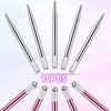 10 Pieces Microblading Pens Manual Eyebrow Microblade Pens Aluminum Hand