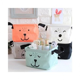 Fabric Storage Basket Red DC002569 5ea