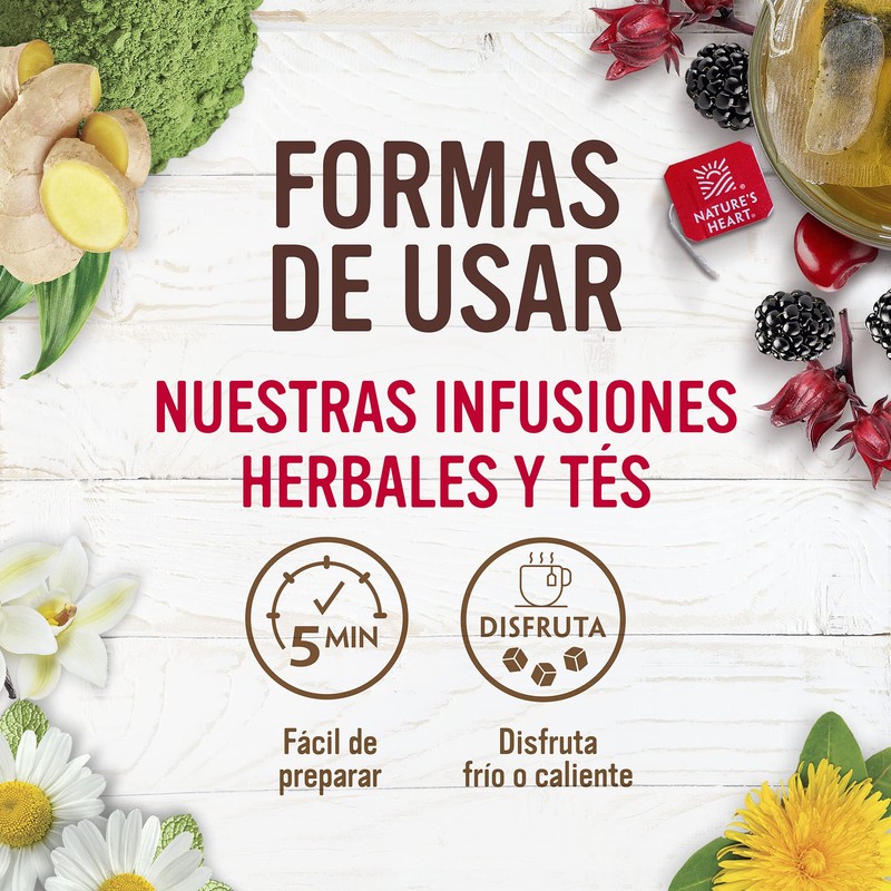 Nature's Heart, Té Relax, 35 gramos