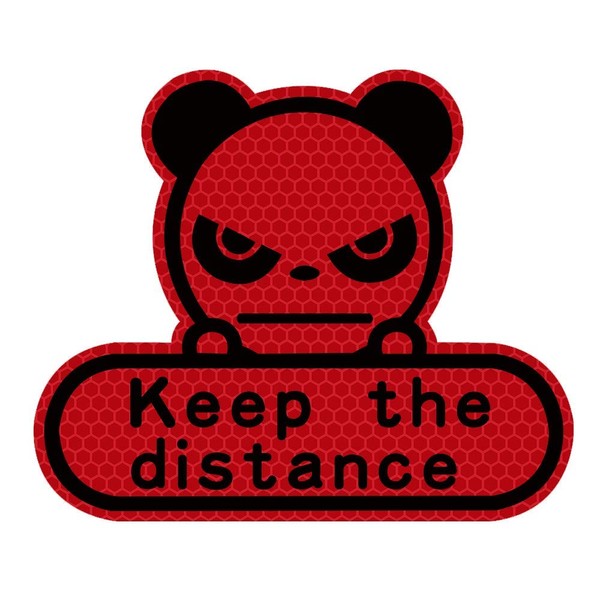 biinfu Reflective Diamond Stickers Keep Distance Reflective Stickers Tape Conspicuity