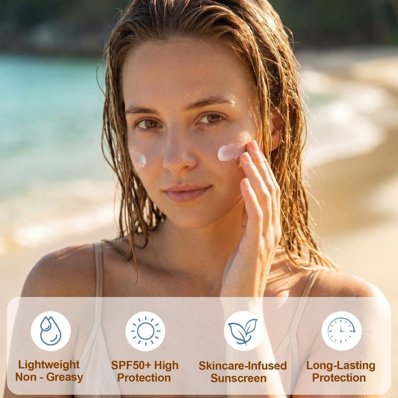 Travel Size Sunscreen Lotion SPF 50+ – Broad Spectrum UVA/UVB