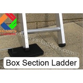 Henry’s Replacement Rubber Ladder Feet for Universal Box Section Ladders. High Density Solid Rubber Ladder feet for Extension ladders. Cut to Any Size.