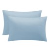 Aisbo Housewife Pillowcases 2 Pack - Light Blue Standard Pillow