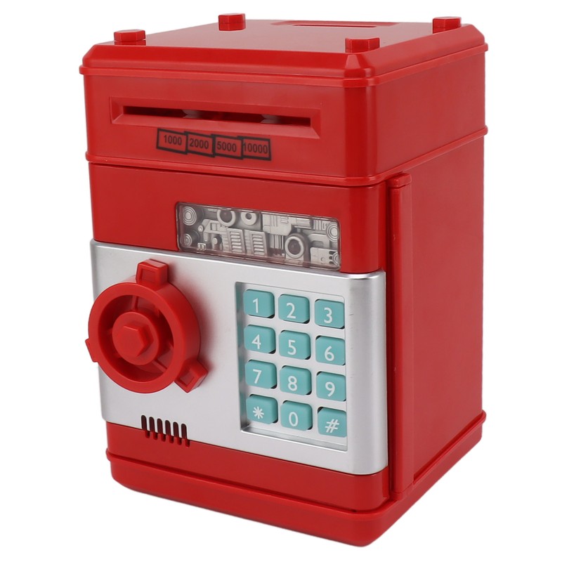 2 Modes ATM Piggy Bank Digital Electronic Paper Money Coins