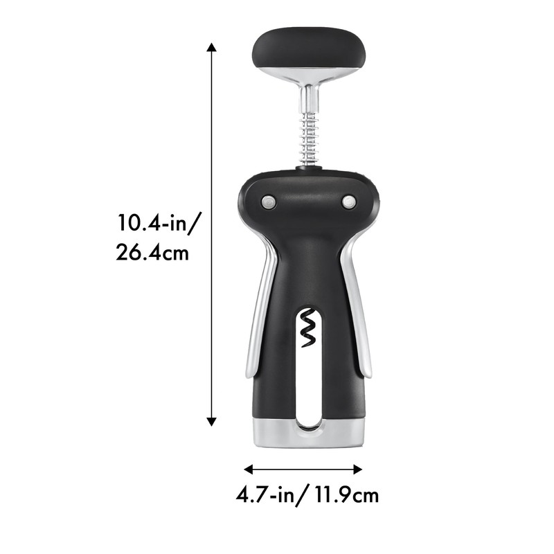 OXO Steel Winged Corkscrew With Removable Foil Cutter