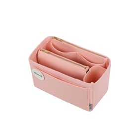 Purse Organizer Insert, Handbag Organizer, Bag in Bag Organizer, Perfect for Speedy Neverfull and More, 5 Sizes (X-Large, Brush Pink)