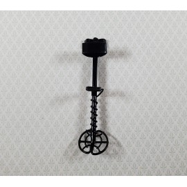 Town Square Miniatures Dollhouse Metal Detector Black 1:12 Scale Miniature Prop Garage