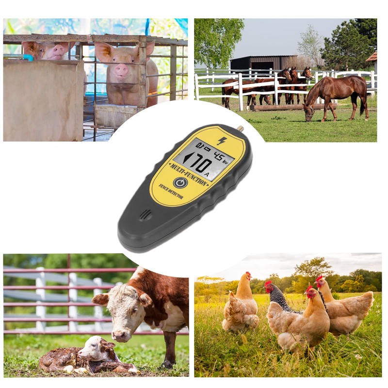 Voltage Tester, Non-Contact Voltage Tester ABS Copper 200-15000V Electric Fence