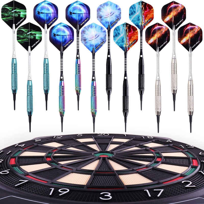 WIN.MAX Darts Plastic Tip - Soft Tip Darts Set -