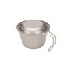 Deep Titanium Backpackers Pot with Lid