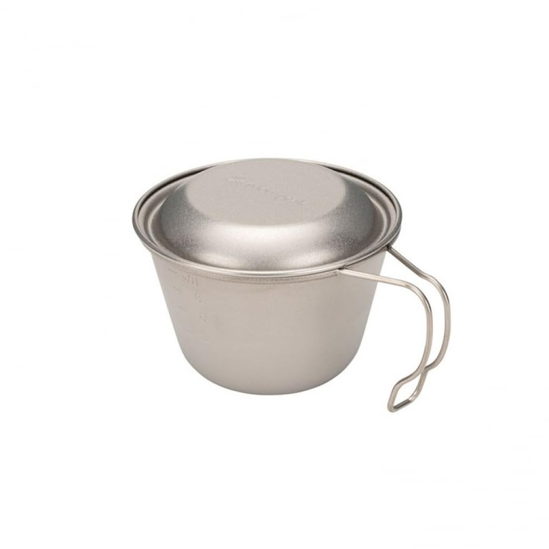 Deep Titanium Backpackers Pot with Lid