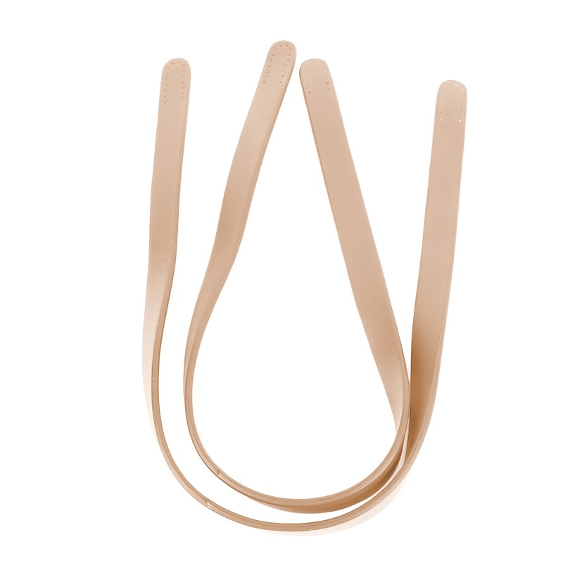 2Pcs Leather Bag Handles 25.6in Long 0.7in Wide Synthetic Leather