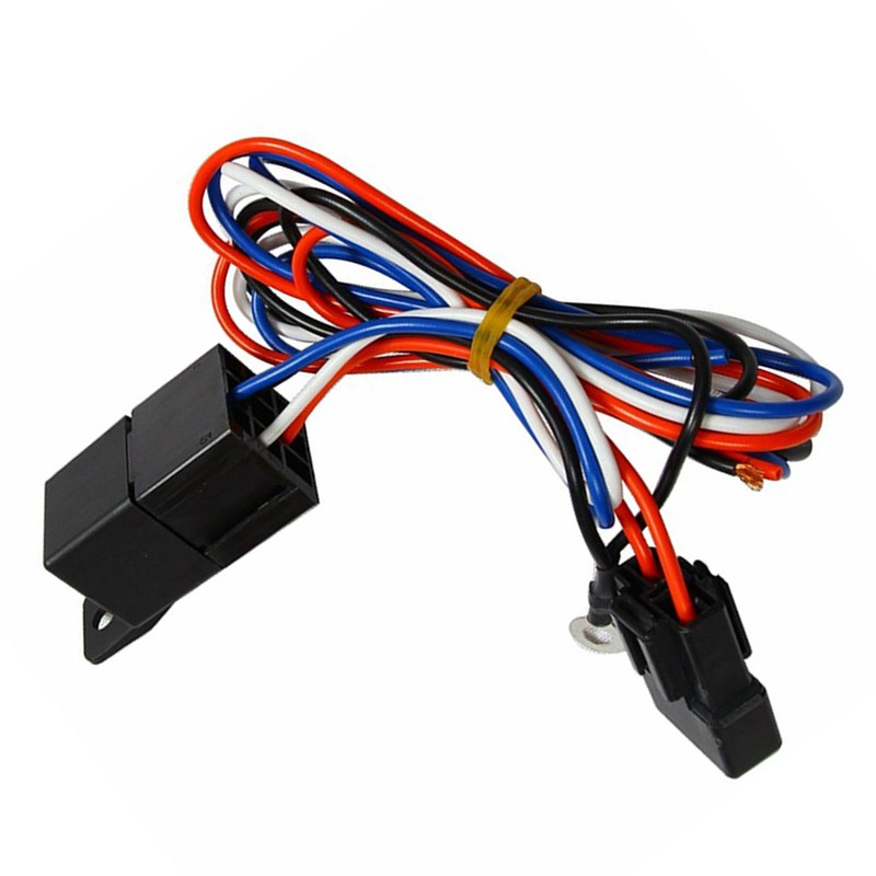 3/8 Inch Electric Cooling Fan Wire Harness Kit 185 On