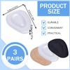 3 Pairs of Forefoot Pads, Reusable Bunion Pads, Forefoot, Non-Slip