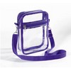 Clear Stadium Approved Crossbody Bag – Transparent PVC Shoulder Purse