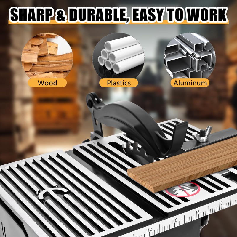 Vevitts 4" Mini Table Saw, 60W 110V Portable Miter Saw