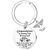 Tihnvk New Driver Keyring for Women Men Drive Safe Gifts