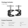 SmallRig 2 Pack Super Clamp w/1/4 and 3/8" Threads, Camera